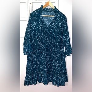 Polka Dot Design Women Short Dress